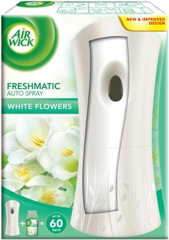 Автоматичний аерозольний освіжувач повітря Air Wick Freshmatic White Flowers (5900627073133)
