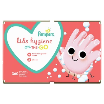 Набор Детские влажные салфетки Pampers Kids Hygiene On-the-go 9х40 шт (8006540222218)