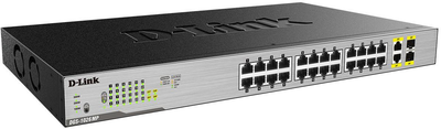 Gigabitowy niezarządzalny przełącznik PoE D-Link DGS-1026MP (370 W) (DGS-1026MP)