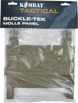 Панель для плитоноски Kombat UK Buckle-tek Molle Panel 24х15 см Кайот (kb-btmp-coy)