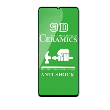 Защитное стекло Ceramic Samsung A41 Black