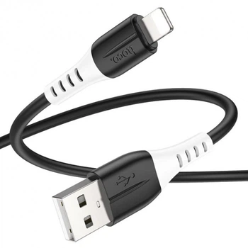 Кабель Hoco X82 iP silicone charging data cable Black