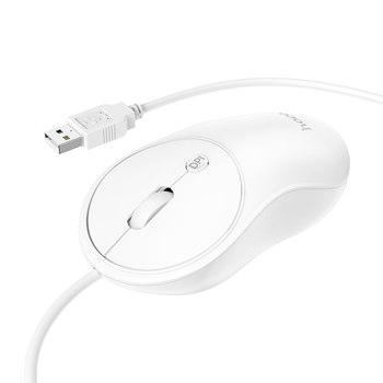 Комп'ютерна миша Hoco GM13 Esteem business wired mouse White