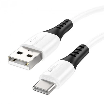 Кабель Hoco X82 Type-C silicone charging data cable White