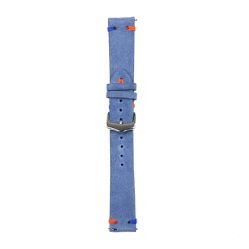 Ремінець Suede 20 mm ( замш ) Gear S3 / S2 Blue