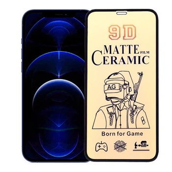 Защитное стекло Ceramic Matte iPhone 12 Pro Max Black