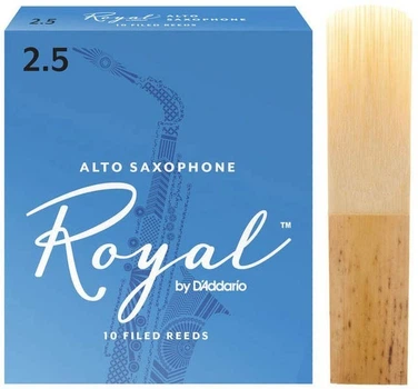 Трость для альт саксофона D'Addario Royal - Alto Sax #2.5 (1шт)
