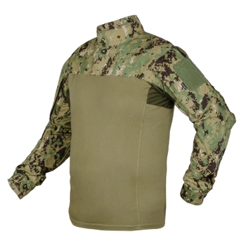 Тактическая рубашка Emerson Assault Shirt XS зеленый камуфляж AOR2 2000000101972