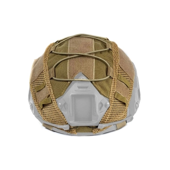 Кавер на шолом OneTigris Tactical Helmet Cover for Ops-Core FAST PJ Helmet M/L коричневий койот 2000000103471
