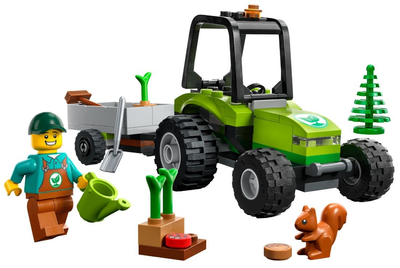 Zestaw klocków LEGO City Traktor w parku 86 elementów (60390)