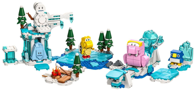 Zestaw klocków LEGO Super Mario Śniegowa przygoda Fliprusa. Zestaw dodatkowy 567 elementów (71417)
