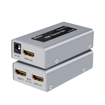 Комплект удлинитель hdmi сигнала по витой паре DT-7009C