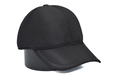 Утеплённая кепка Fashion 56-58 см чёрная с флисовой подкладкой (F 0919-366)