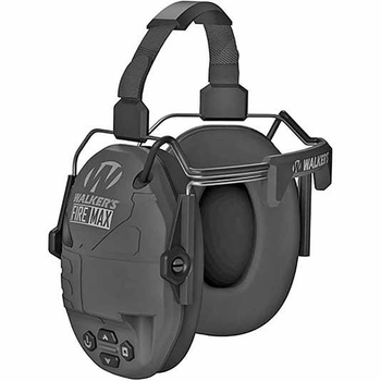 Наушники активные шумоподавляющие Walker’s Rechargeable FireMax Earmuffs Neck Черные тактические для стрельбы