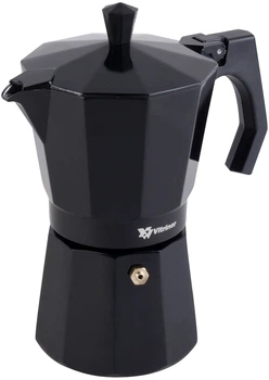 Гейзерная кофеварка Vitrinor 12 чашек Black (1224297)