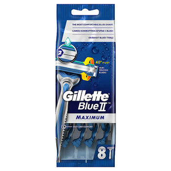 Станок для гоління одноразовий Gillette Blue 2 Maximum 8 шт