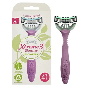 Станок для бритья Wilkinson Xtreme3 ​​Beauty Eco Green 4 шт