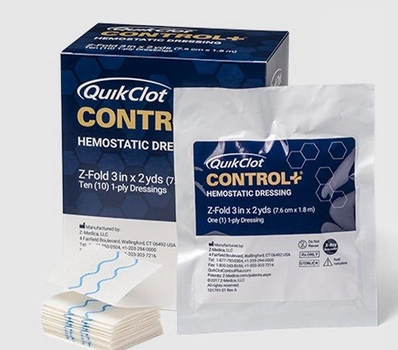 Бинт гемостатичний QuikClot CONTROL+ (7,6 cм. * 1,8 м.)