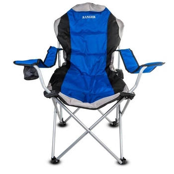 Складне крісло шезлонг Ranger FC 750-052 до 140кг Blue (RA2233)
