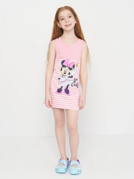 Детский летний сарафан для девочки Disney Minnie WE1227 92-98 см Розовый (3609086488718)