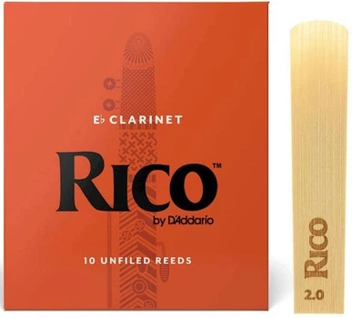 Трость для кларнета D'Addario Rico - Eb Clarinet #2.0 (1шт)