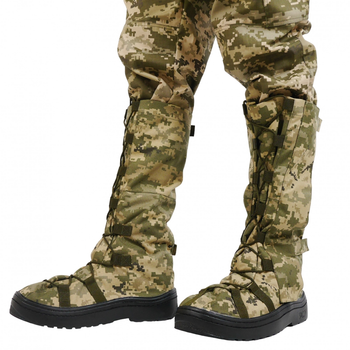 Гамаши Утепленные для Обуви Бахилы на Берцы Дождевые для Защиты Ног Пиксель L(42-45)