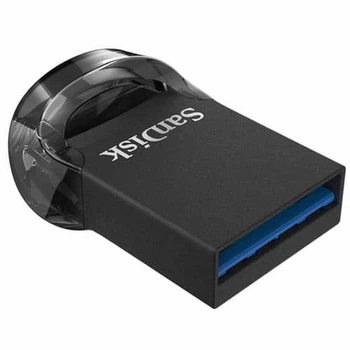 Флешка USB 3.1 SanDisk Ultra Fit 256 ГБ, швидкість до 130 МБ/с, чорна