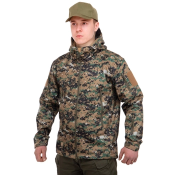 Куртка тактична Zelart Tactical Scout ZK-20 розмір XL (50-52) Camouflage Woodland