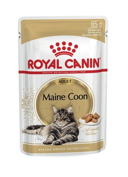 Вологий корм Royal Canin Maine Coon для котів породи Мейн Кун (шматочки в соусі) 85 г