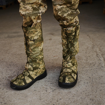Тактичні Бахіли водонепроникні, Військові гамаші на взуття для Захисту від Дощу Піксель M(39-41)