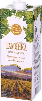 Вино Котовський винзавод Тамянка Маринталь біле напівсолодке 1 л 9-13% (4820016631687)