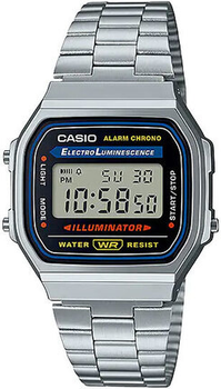 Наручные часы CASIO A168WA-1W Серебро