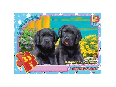 Пазлы из серии Домашние животные, G-Toys, 35 эл., AN145