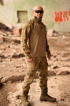 Костюм Ubacs тактичний розмір L (Убакс) військовий ЗСУ костюм штани та бойова сорочка камуфляж армійський