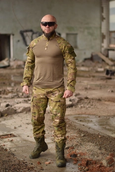 Костюм Ubacs тактичний розмір XL (Убакс) військовий ЗСУ костюм штани та бойова сорочка мультикам армійський