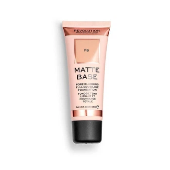 Тональный крем с матовым финишем Makeup Revolution Matte Base Foundation "F8" 28 мл. Бежевый