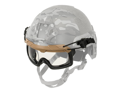 Прозрачные очки для шлема - FAST - DARK EARTH