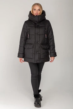 Зимняя куртка Miorichi Магда 56 Черный (01123-black56)