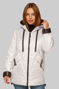 Куртка Miorichi Диана 58 Білий (01104-white58)