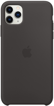 Панель Apple Silicone Case для Apple iPhone 11 Pro Max Black (MX002)