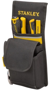 Сумка на пояс для инструмента Stanley Basic 9 Pouch, 4 кармана, размеры 24х16х11 см (635133)
