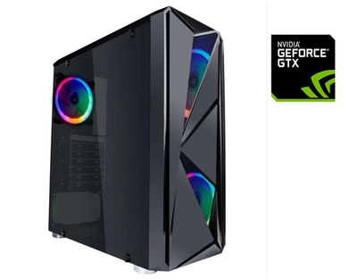 Игровой ПК 1stPlayer Color Miditower NEW / Intel Core i3-10105F (4(8) ядра по 3.7-4.4GHz) / 16GB DDR4 / 500GB SSD / GeForce GTX 1080 Ti, 11 GB GDDR5X, 325-bit / 750W б/у