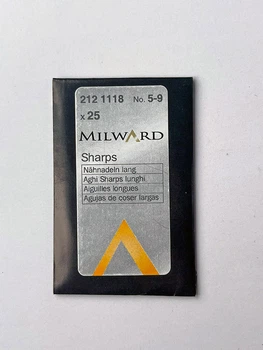 Голки для ручного шиття гострі №5-9. Milward (2121118)