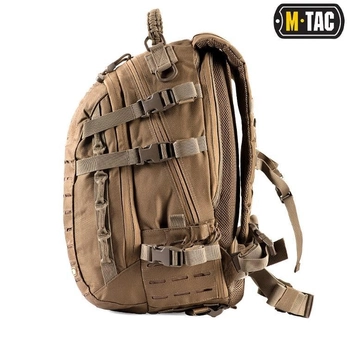 Рюкзак тактический военный M-Tac Mission Pack Laser Cut Coyote, Штурмовой рюкзак для военных ВСУ 27 л TR_1170