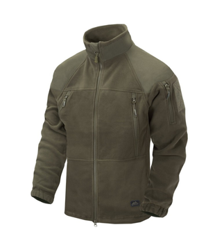 Куртка толстовка флисовая Stratus Jacket - Heavy Fleece Helikon-Tex Taiga Green S Тактическая мужская