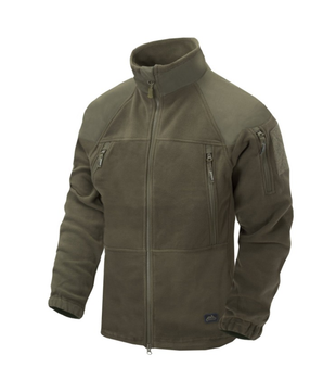 Куртка толстовка флисовая Stratus Jacket - Heavy Fleece Helikon-Tex Taiga Green M Тактическая мужская