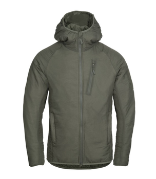 Куртка Wolfhound Hoodie - Climashield Apex 67G Helikon-Tex Alpha Green (Серый) XXL Тактическая