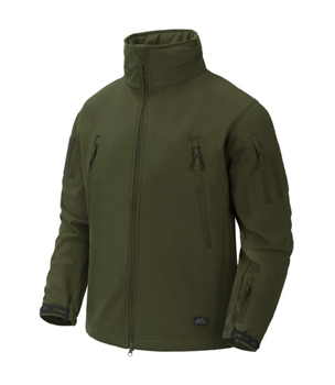 Куртка ветровка Gunfighter Jacket - Shark Skin Windblocker Helikon-Tex Olive Green XXL Тактическая