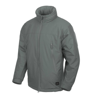 Куртка легкая зимняя Level 7 Lightweight Winter Jacket - Climashield Apex 100G Helikon-Tex Alpha Green (Серый) S Тактическая