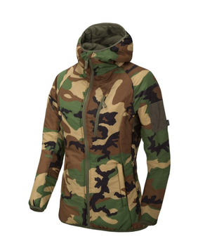 Куртка жіноча Wolfhound Hoodie Jacket Helikon-Tex US Woodland XS Тактична